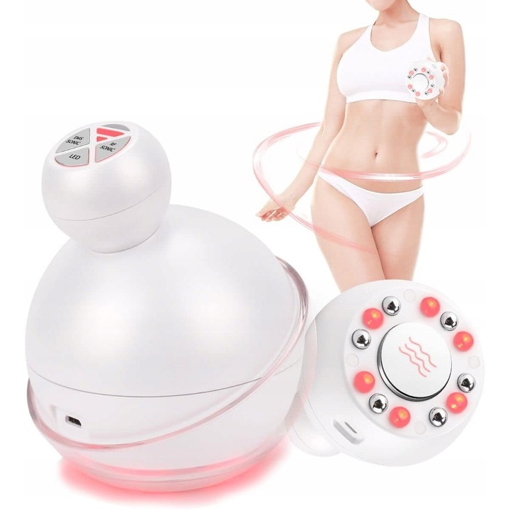 Ултразвуков масажор за целулит, 6 функции, многоцветен, апарат за масаж