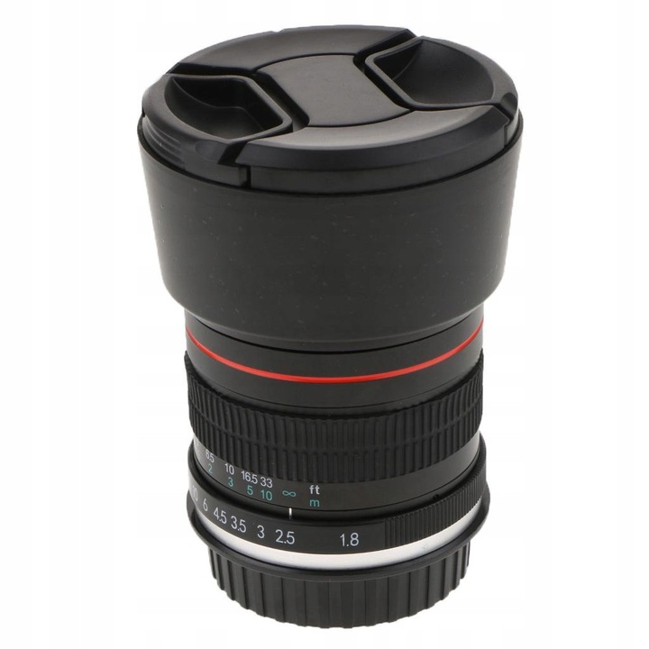Портретен обектив 85mm F1.8, съвместим с Canon, ръчен, отлично качество на изображението, атрактивен боке ефект