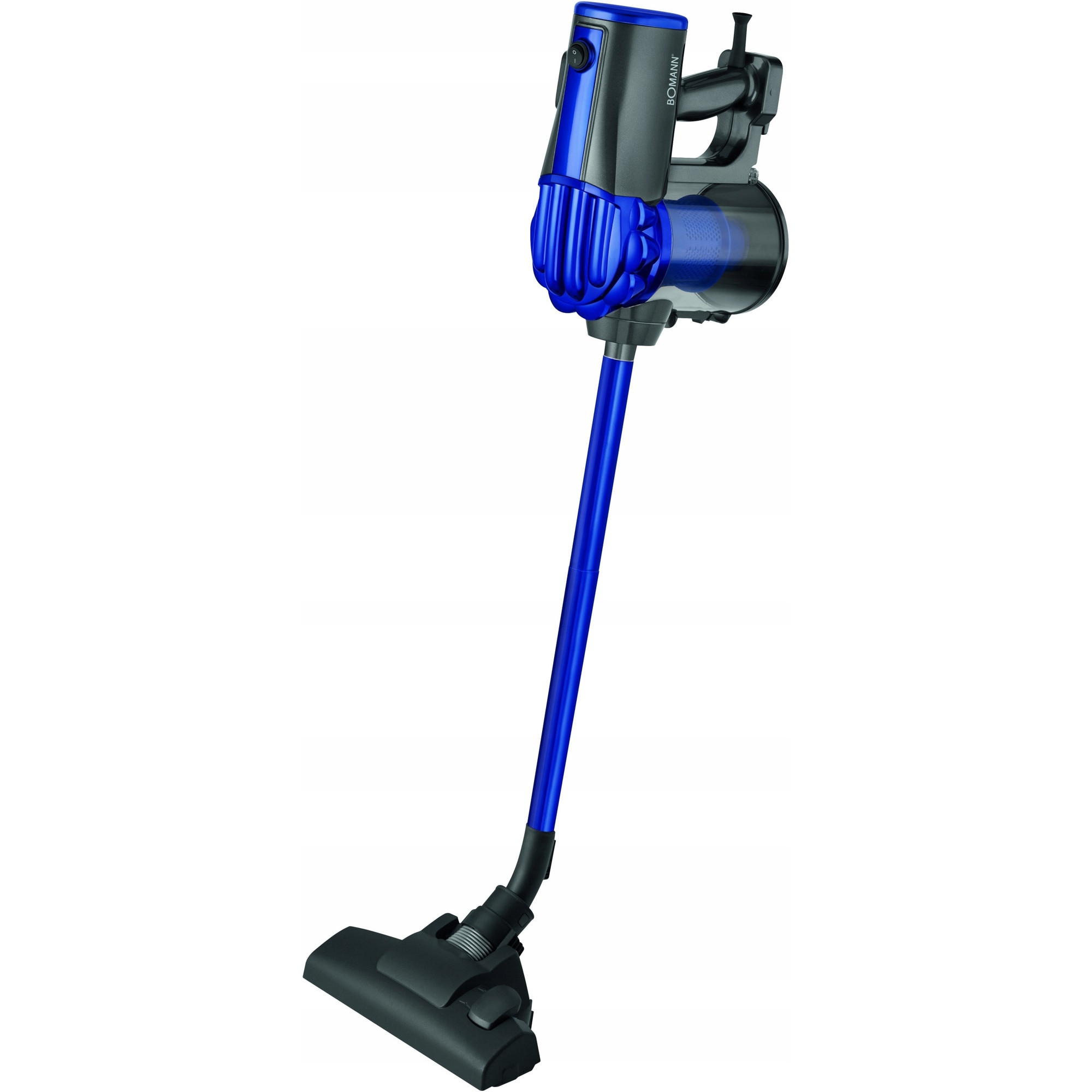Aspirator vertical Bomann BS 1948 CB, 2 in 1, albastru, 600W, sistem multi-filtru