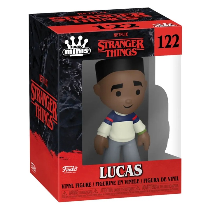 Lucas Figurina de colectie Funko Mini Vinyl Stranger Things S4: Lucas Sinclair