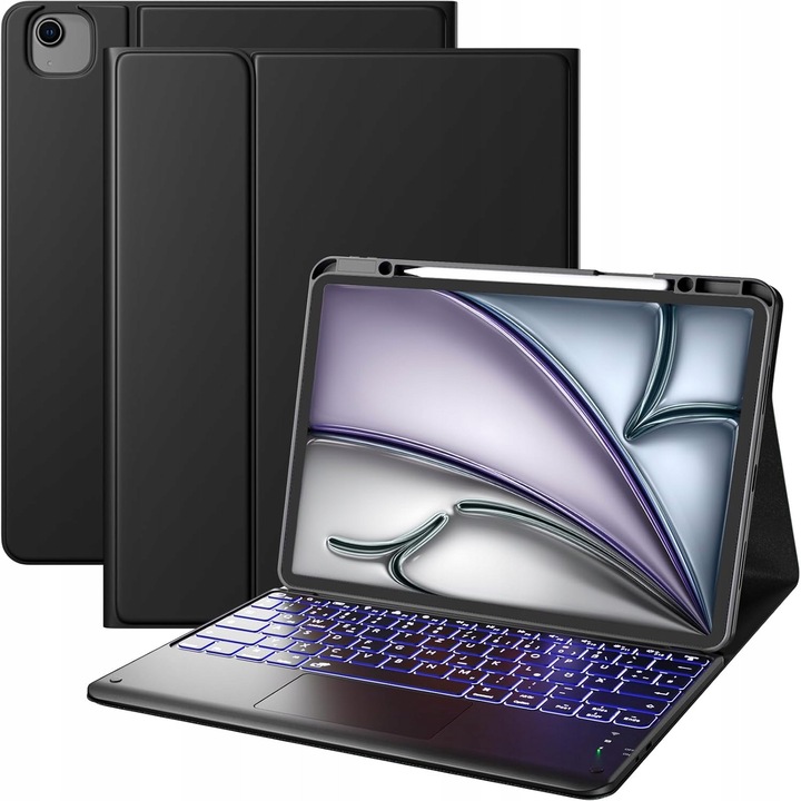 Tastatura pentru iPad Air 13, QWERTZ, touchpad, material poliuretan, 500 mAh, set