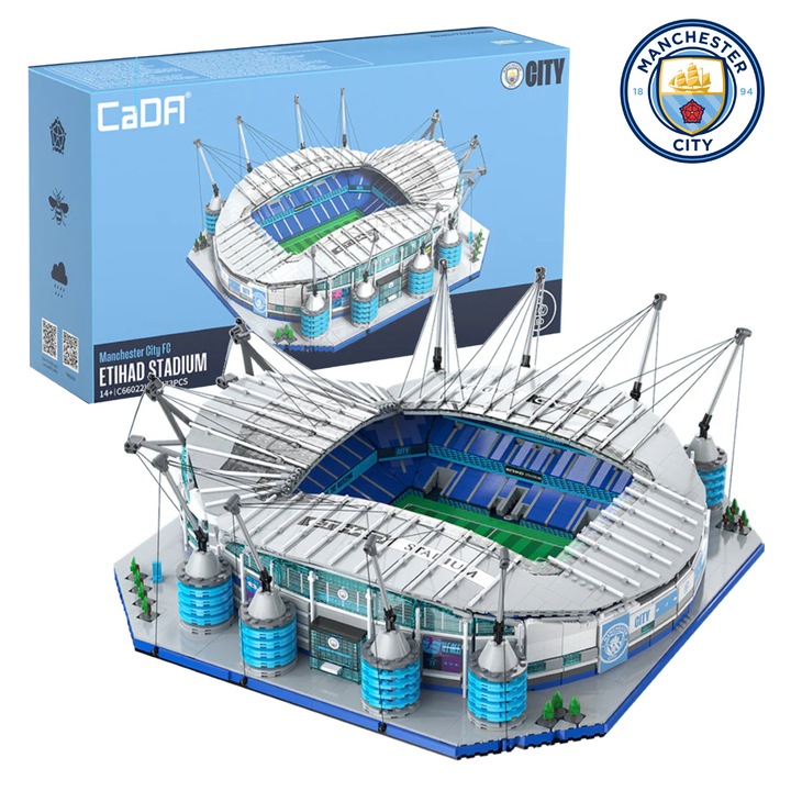 Cuburi de constructie CaDAEtihad StadiumManchester City, 4473 de piese, C66022W