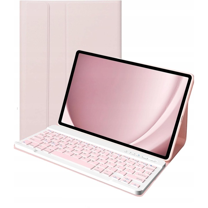 Billentyűzetes tok Lenovo Tab P11 2nd Gen-hez, rózsaszín, 11.5 inch