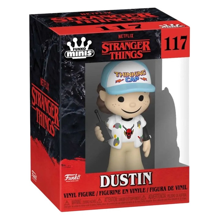 Dustin Figurina de colectie Funko Mini Vinyl Stranger Things S4: Dustin Henderson