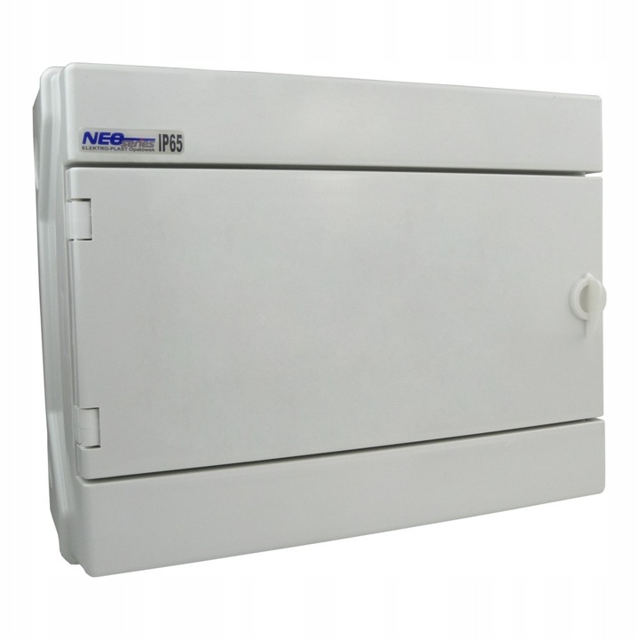 Moduláris, felületre szerelhető, vízálló elektromos elosztószekrény, 1x12, 500VAC, 1000VDC, RH-12/B