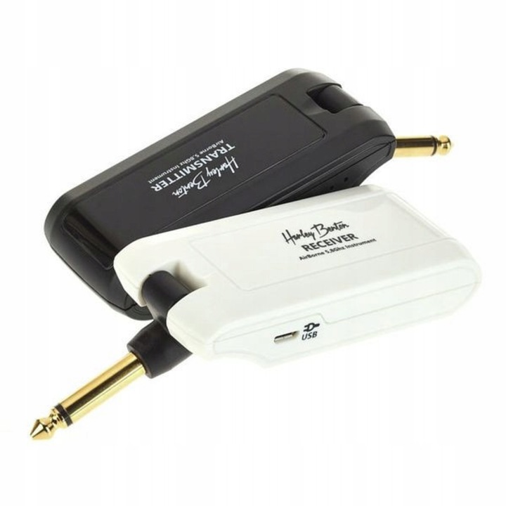 Sistem wireless microfon Harley Benton AirBorne 5,8GHz, 4 canale, 35m, 73x40x15mm