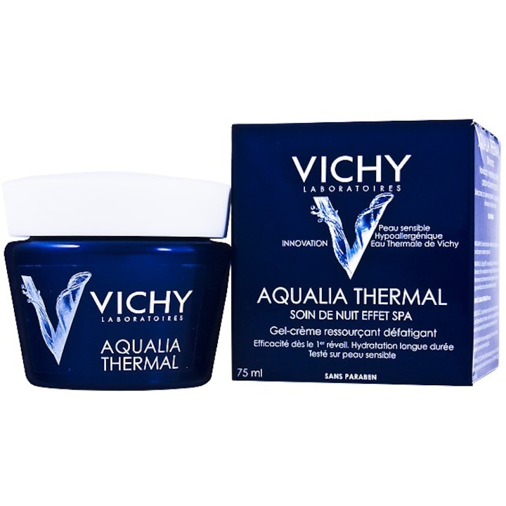 Хидратиращ нощен гел Vichy Aqualia Thermal SPA, 75 мл