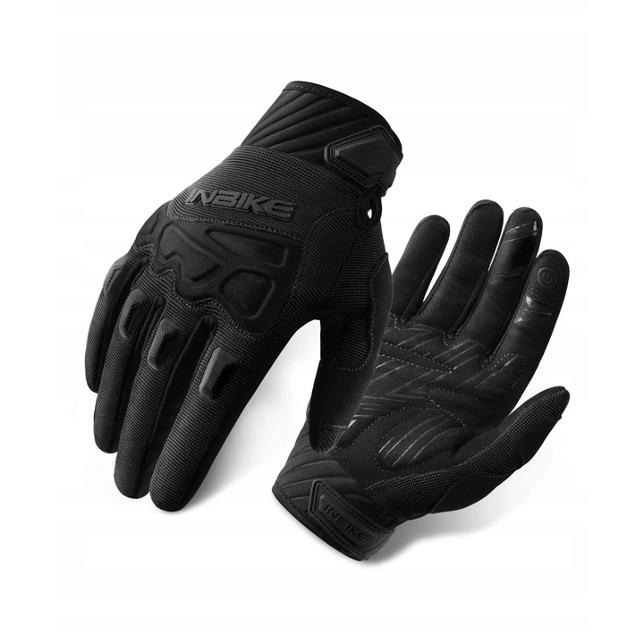 Inbike MTB sport kesztyű, megerősített tenyér, légáteresztő, M méret