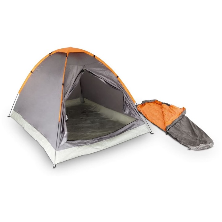 Cort camping Living & Garden, 2 persoane, 210x150x120cm, 1,7kg, poliészter, komplett készlet