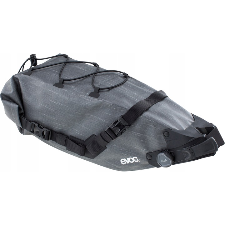 Чанта за велосипед Evoc Seat Pack BOA, 6L, Carbon Grey, 14x35x14cm