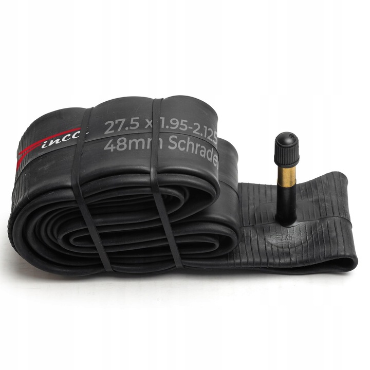 Kerékpár belső gumi, 27,5 x 1,95 x 2,00 x 2,125, 2 db-os szett, fekete, Schrader szelep 48 mm