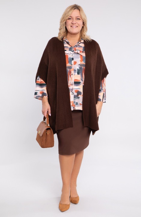 Camasa cu model portocaliu