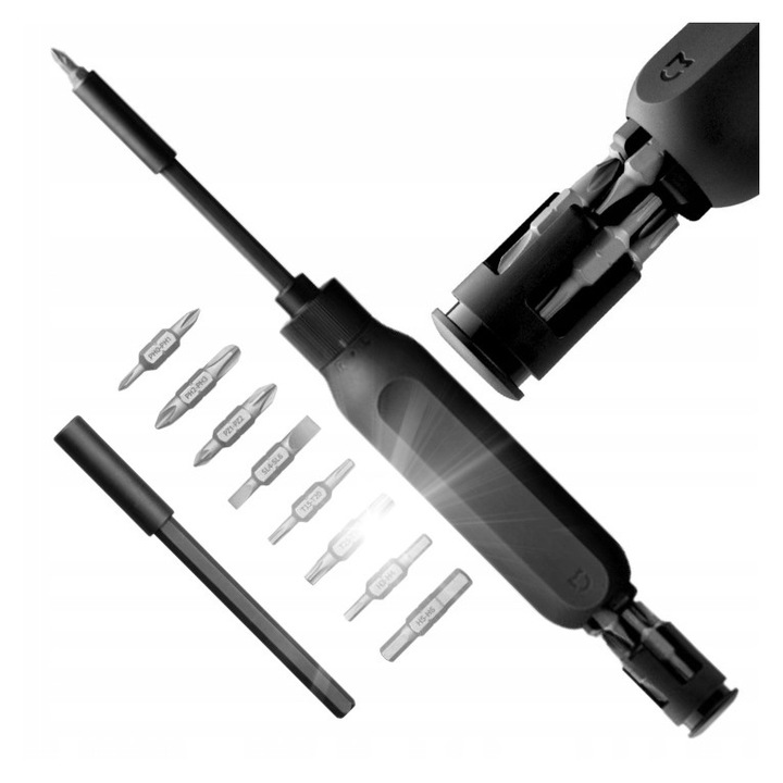 Отвертка Xiaomi, комплект от 10 елемента, многоцветна