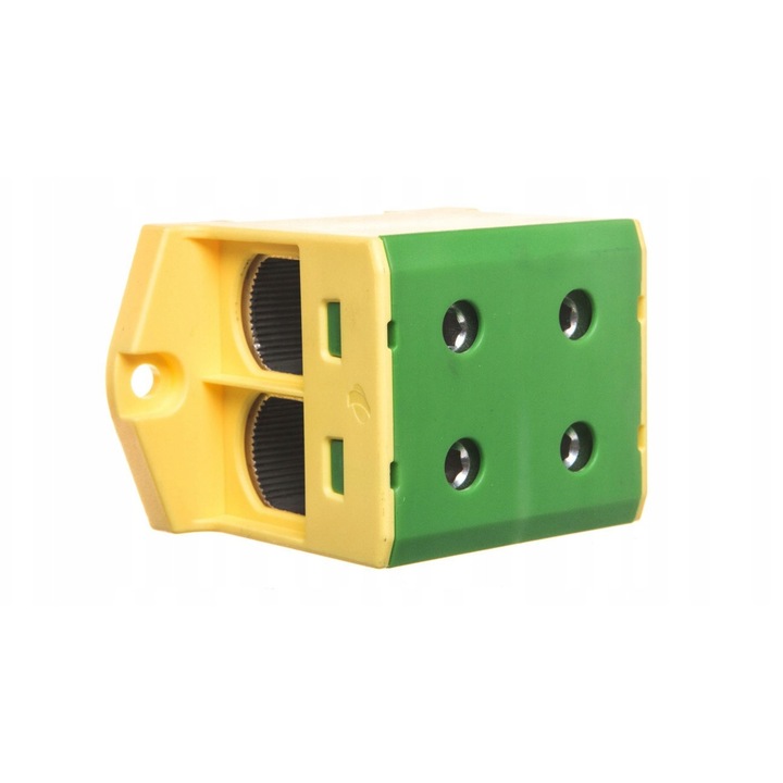 Zlaczka sina 2x25-150mm, Morek, galben-verde, 4 conexiuni, 51x84x54mm