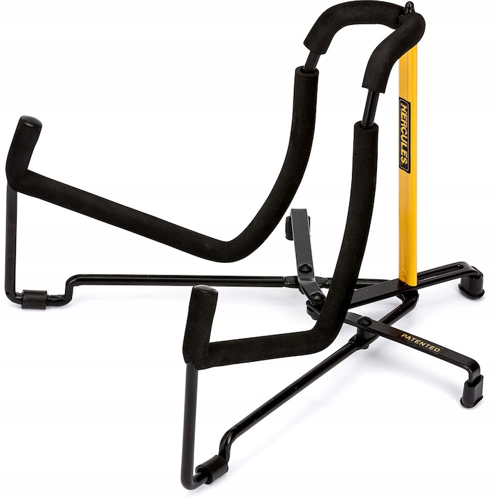 Stativ pentru chitara, Hercules, model GS301B, compact, pliabil, 15 kg, 300x245x50mm