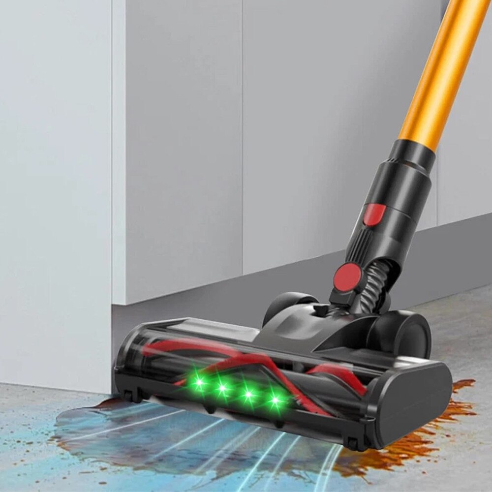 Aspirator vertical fara fir 550W, 35 kPa, LED, cu perie electrica, 110x26,5x24cm, set complet