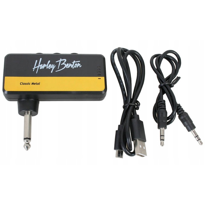 Harley Benton elektromos gitárerősítő, 14 erősítőmodell, Bluetooth 5.0, USB-C