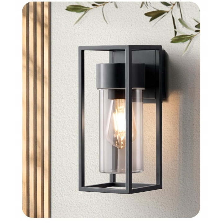 Aplica EDISHINE pentru interior si exterior, iluminat de perete, alb, set