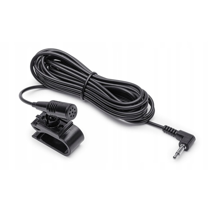 Микрофон за кола Kenwood NR MAG 0059, кабелен микрофон за Bluetooth радио, дължина на кабела 3м, Черен, 1 бр
