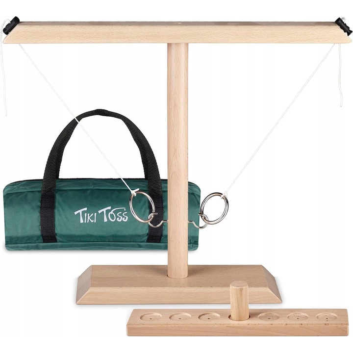 Interaktív játék gyerekeknek, Tiki Toss, komplett készlet, 2 játékos, sokszínű, 30x45cm
