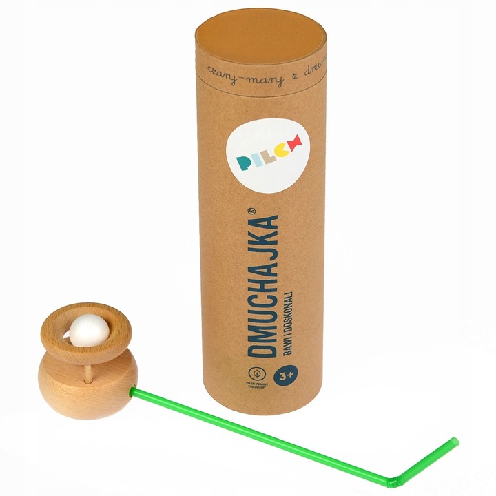 Fajáték, Pilch, fából, 6x5cm, 2 golyós készlet, 3+ év