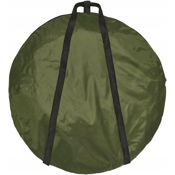 Къмпинг палатка Proplus, 190 см, 120x120 см, сгъваема, с врати с цип, за душ и тоалетна