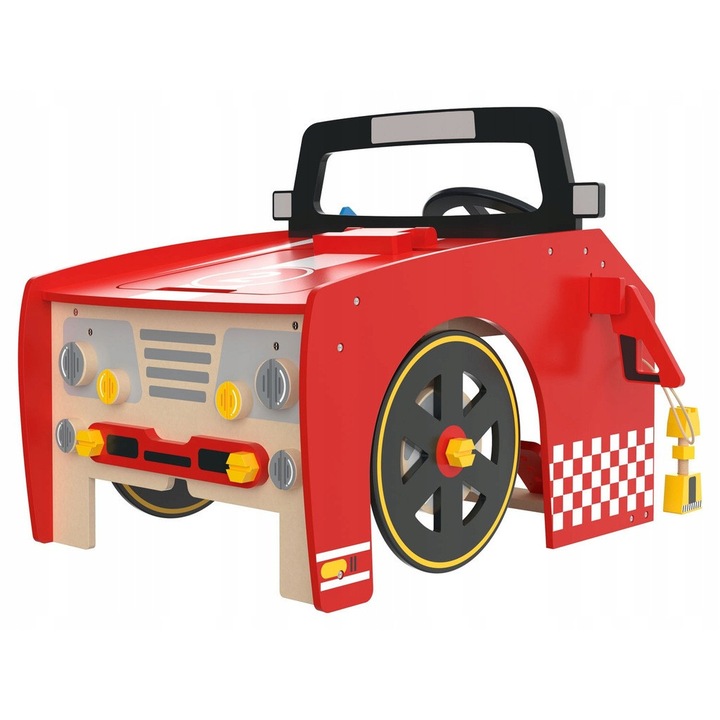 Fajáték, Playtive, autószerelő, 46x65x46cm, 3 éves kortól, 6,8kg