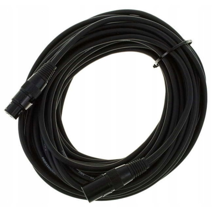 Kábel DMX 3 tűs XLR PRO Snake 20m 110 Ohm fekete