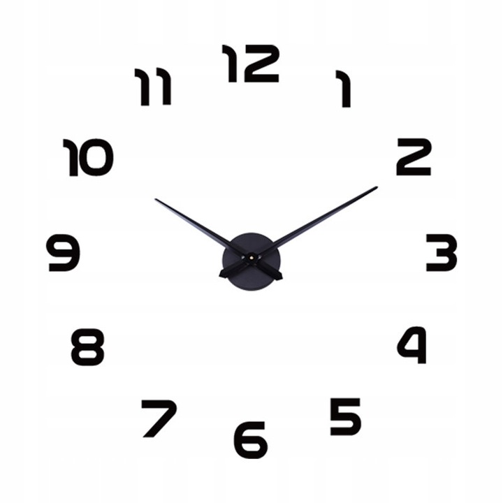 DIY falióra, fekete, állítható méret 70x130cm, 3D hatás, komplett szett