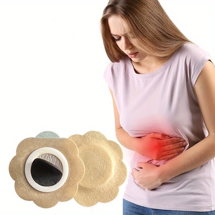 Hőhatású tapaszok menstruációs fájdalmakra és hasi diszkomfortra, gyengéd melegítés a menstruációs időszak alatti kényelemért, természetes kivonatokkal, 5 darab