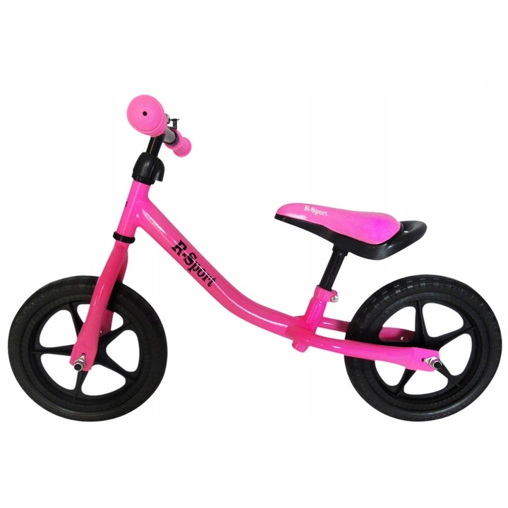 R1 futóbicikli, piros, EVA kerekekkel és csengővel, 85x50-58cm