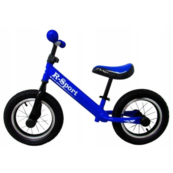 R2 futóbicikli, 12'', felfújható kerekek, kék színű, 2-5 éves gyermekeknek