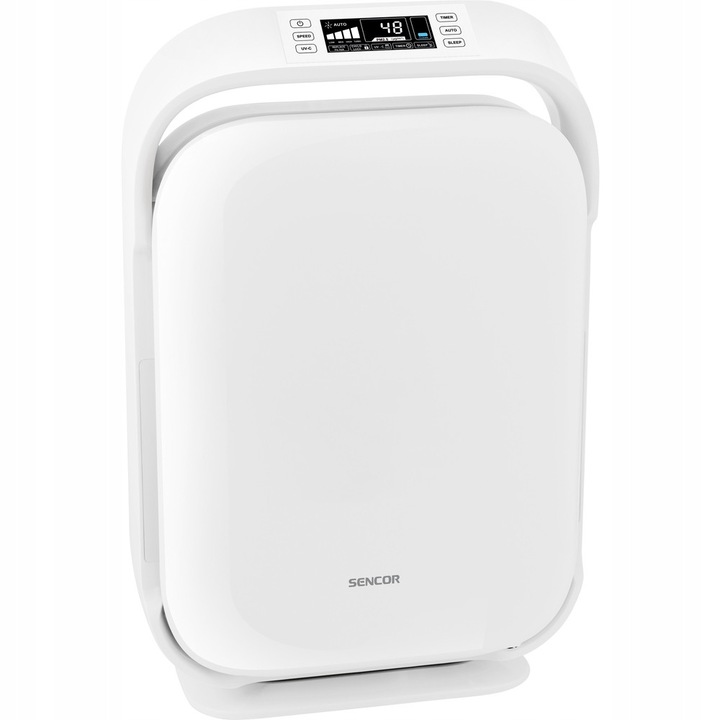 Purificator de aer TCL KJ350F, 3 filtre, alb, pentru camere de pana la 42 m2