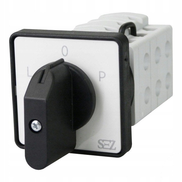 L-0-P kapcsoló 500V 16A 3 fázis karral, Sez