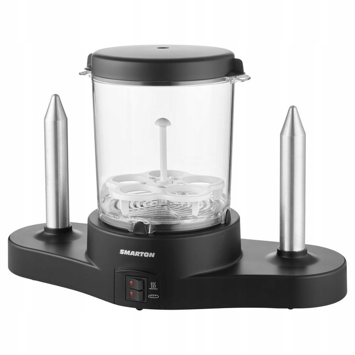 Aparat de hot doguri Smarton HM 200, 520W, 14 hot doguri, negru