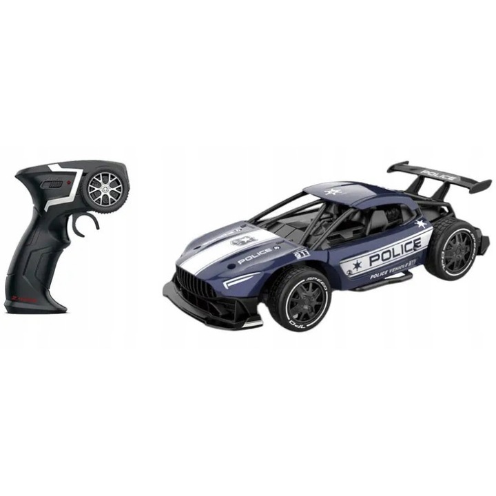 Játékautó, Sulong, Mercedes AMG GT, 1/24, kék, bőrönddel