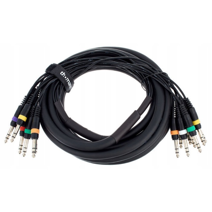 Cabluri audio multicore 8x Jack 6,3 mm stereo 5 m set