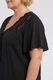 Bluza neagra cu cravata