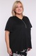 Bluza neagra cu fermoar