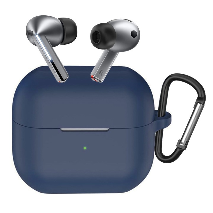 Husă pentru căști, Techsuit, Silicone Case, bleumarin, silicon