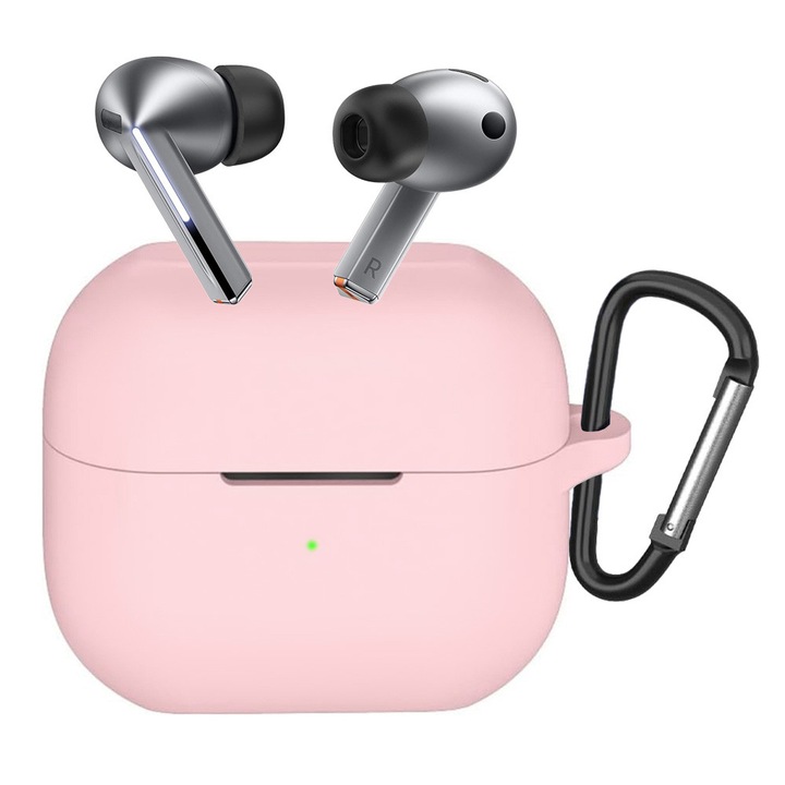 Husă pentru căști, Techsuit, Silicone Case, roz, pentru Galaxy Buds3