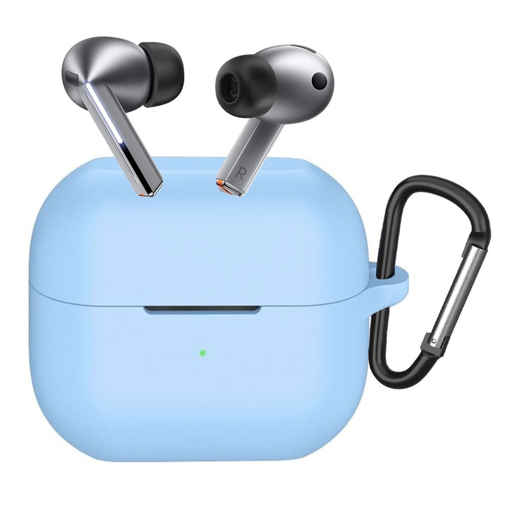 Husă pentru căști Techsuit Silicone Case, bleumarin, anti-alunecare