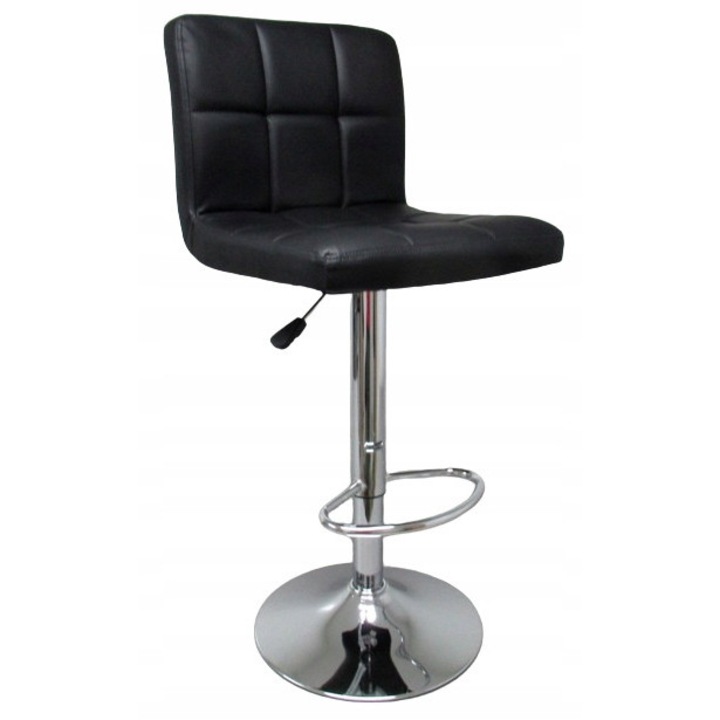 R-Sport D2 bárszék, forgatható, műbőr, fekete, állítható magasságú, 90,5-111 cm