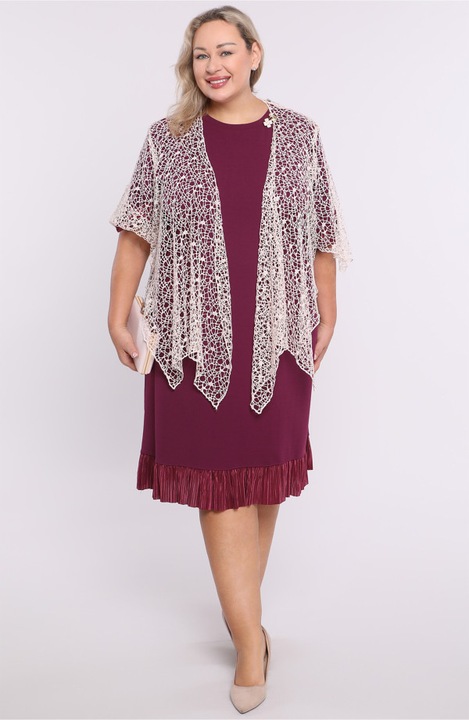 Bolero MDR24, bej, panza de paianjen, 3/4, One size