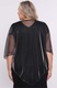 Bolero negru cu stralucire argintie UNI