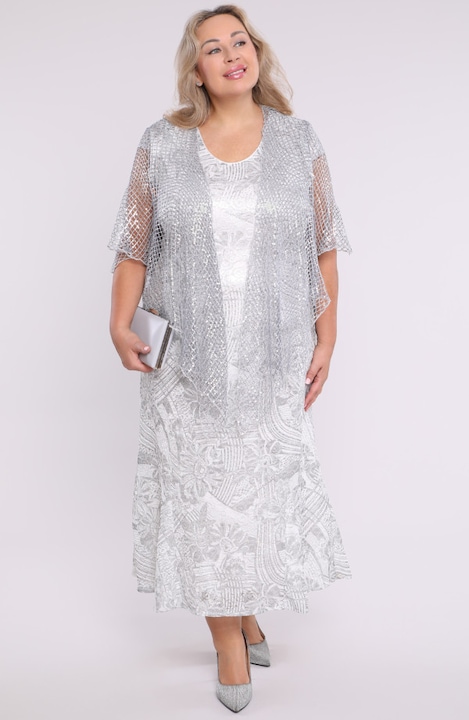 Bolero argintiu cu paiete UNI