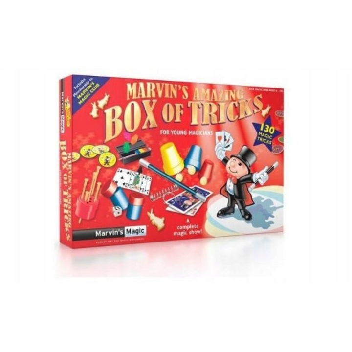 Mágikus trükkök készlete, Ruby Edition, 3 pohár, 4 pompon, többszínű