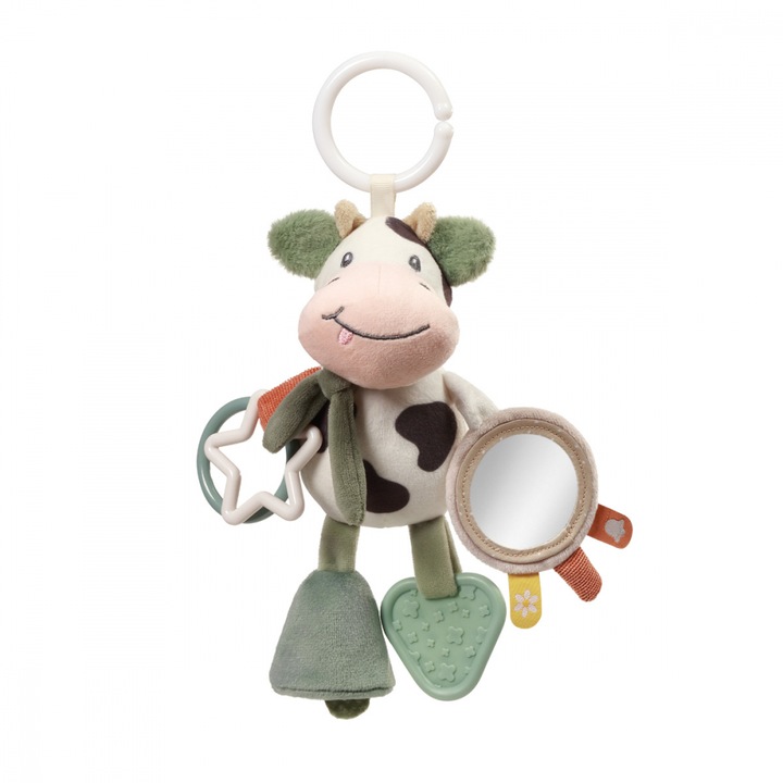 Jucarie senzoriala pentru carucior Babyono Vacuta Bingo