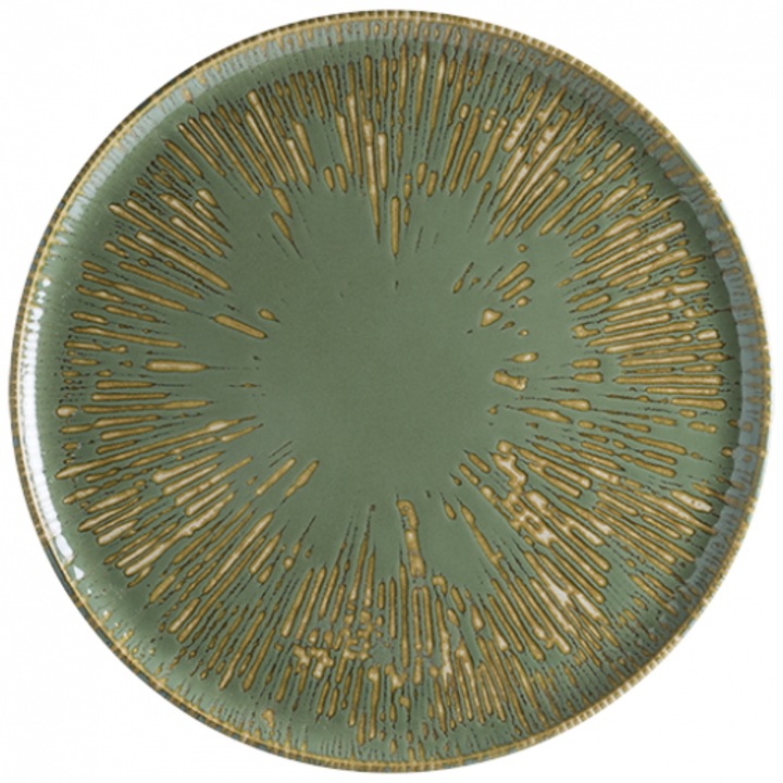 BONNA SNELL SAGE Porcelán pizzatányér, D32cm