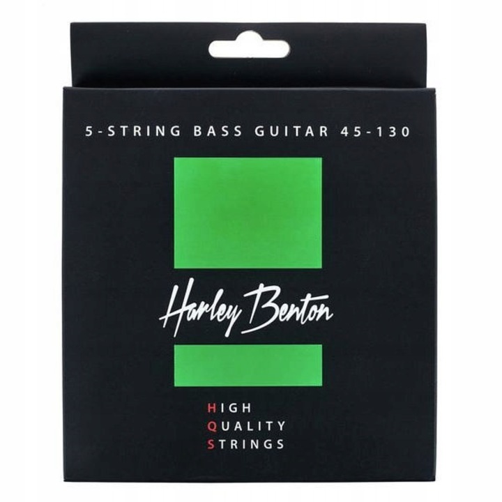 Set corzi bas 5 buc, Harley Benton HQS Bass-5 0,045-0,130, inox